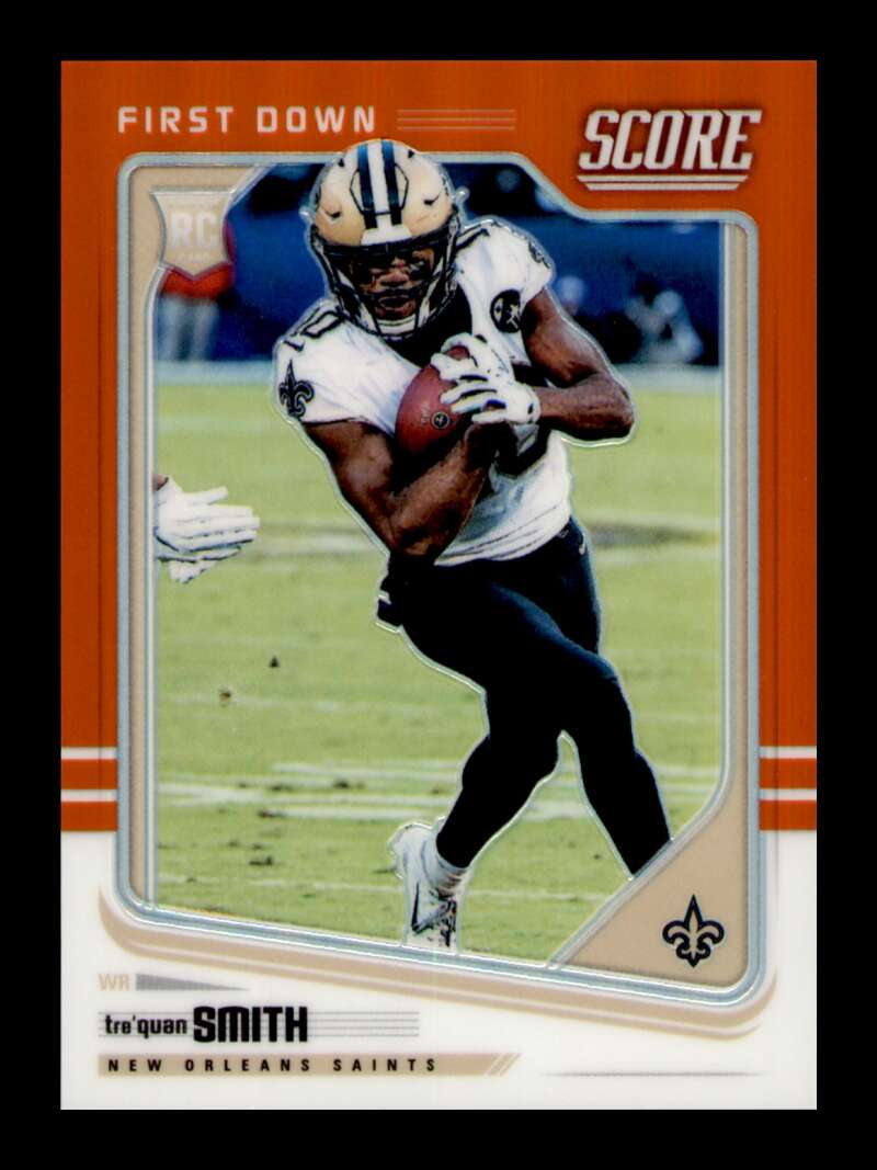 Load image into Gallery viewer, 2018 Panini Honors Score First Down Tre&#39;Quan Smith #449 Rookie RC SP Saints /10  Image 1
