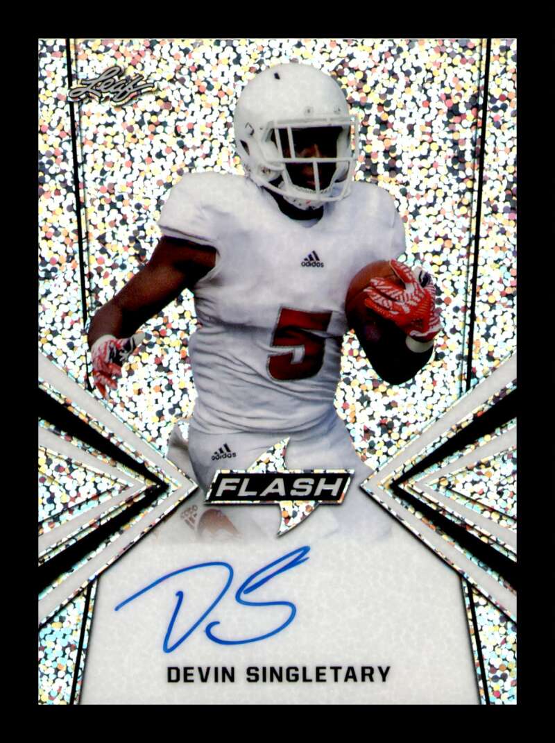 Load image into Gallery viewer, 2019 Leaf Flash Auto Devin Singletary #BA-DS2 Rookie RC Florida Atlantic Owls Image 1
