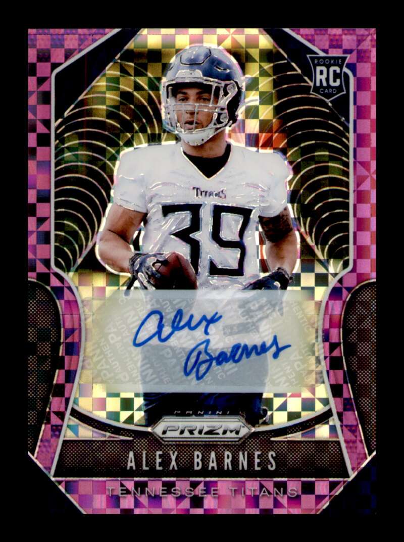 Load image into Gallery viewer, 2019 Panini Prizm Purple Power Prizm Auto Alex Barnes #377 Rookie RC SP SSP /49  Image 1
