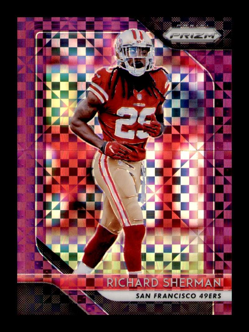 Load image into Gallery viewer, 2018 Panini Prizm Purple Power Prizm Richard Sherman #27 San Francisco 49ers /49 Image 1
