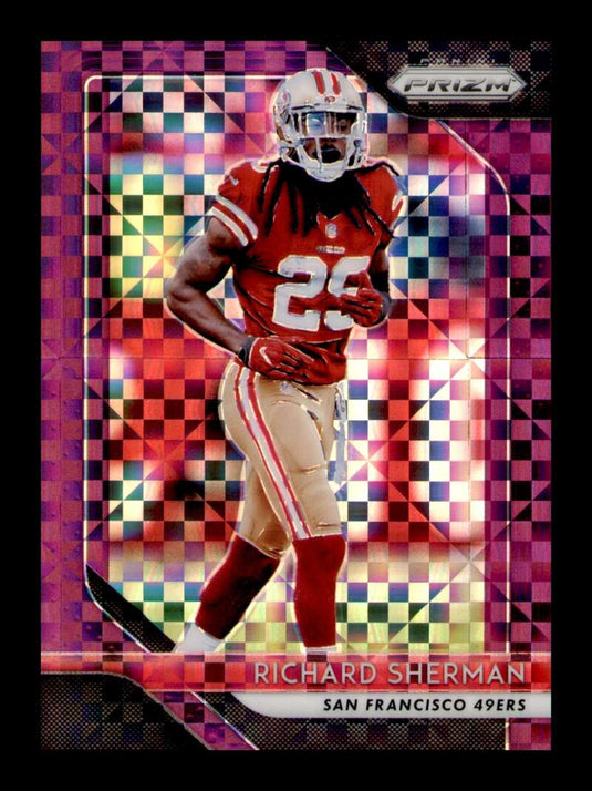 2018 Panini Prizm Purple Power Prizm Richard Sherman 