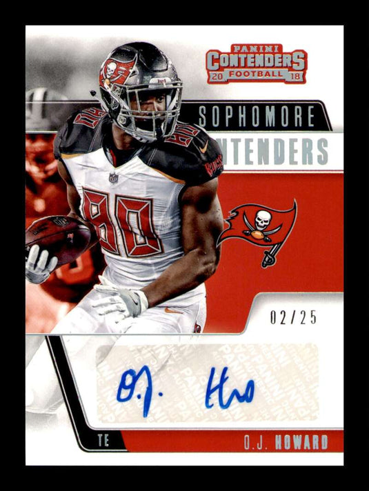 2018 Panini Contenders Sophomore Auto O.J. Howard 