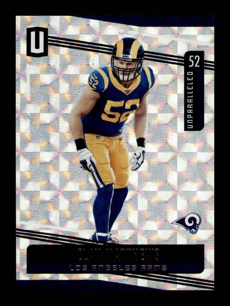 Load image into Gallery viewer, 2019 Panini Unparalleled Hyper Clay Matthews #173 SP SSP Los Angeles Rams /25 Image 1
