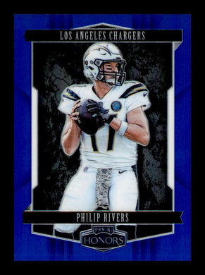 2018 Panini Honors Blue Prizm Philip Rivers 