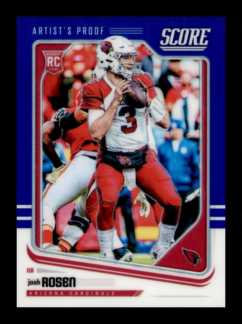 Load image into Gallery viewer, 2018 Panini Honors Score Artist&#39;s Proof Josh Rosen #444 Rookie RC Cardinals /35 Image 1
