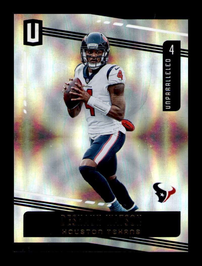 Load image into Gallery viewer, 2019 Panini Unparalleled Infinite Deshaun Watson #70 SP Houston Texans /150 Image 1
