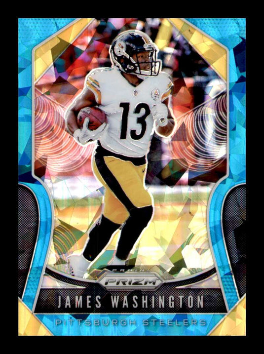 2019 Panini Prizm Blue Ice Prizm James Washington