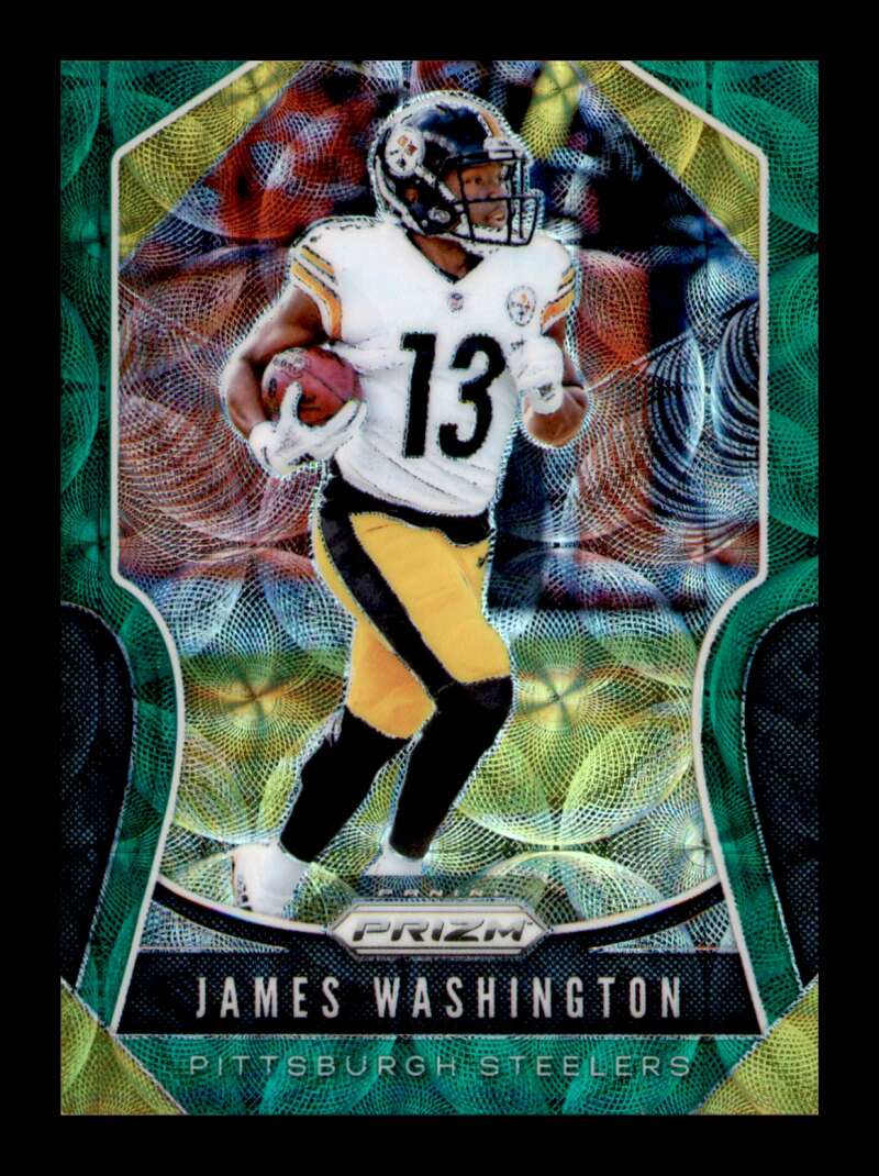 Load image into Gallery viewer, 2019 Panini Prizm Green Scope Prizm James Washington #93 Pittsburgh Steelers /75 Image 1
