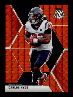 2020 Panini Mosaic Fusion Red Choice Mosaic Prizm Carlos Hyde 