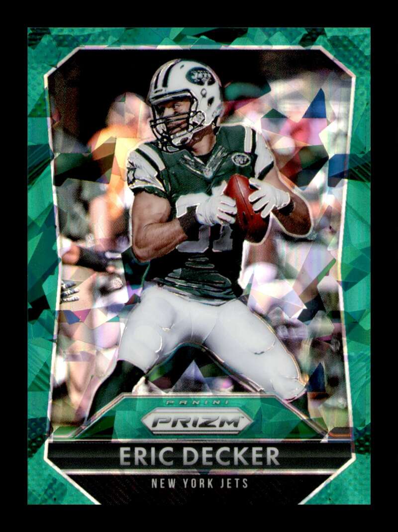 Load image into Gallery viewer, 2015 Panini Prizm Green Crystals Prizm Eric Decker #190 SP New York Jets /75  Image 1
