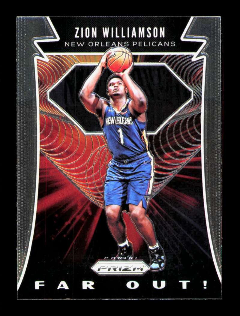 Load image into Gallery viewer, 2019-20 Panini Prizm Far Out Zion Williamson #24 Rookie RC New Orleans Pelicans Image 1
