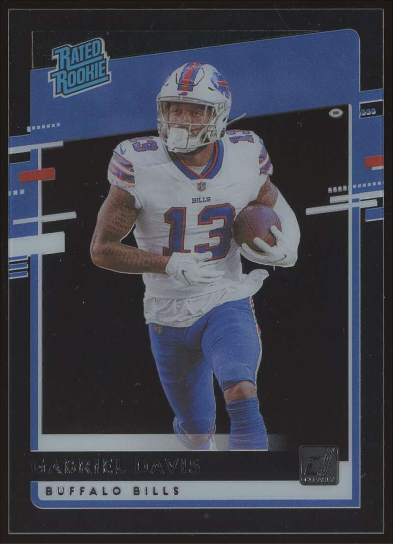 Load image into Gallery viewer, 2020 Chronicles Clearly Donruss Gabriel Davis #RR-GB Rookie RC Buffalo Bills Image 1
