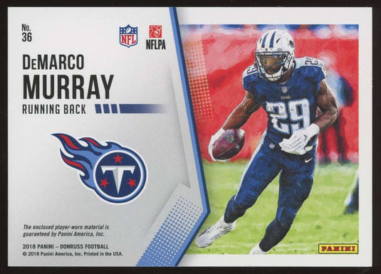 2018 Donruss Jersey Kings Studio Series DeMarco Murray