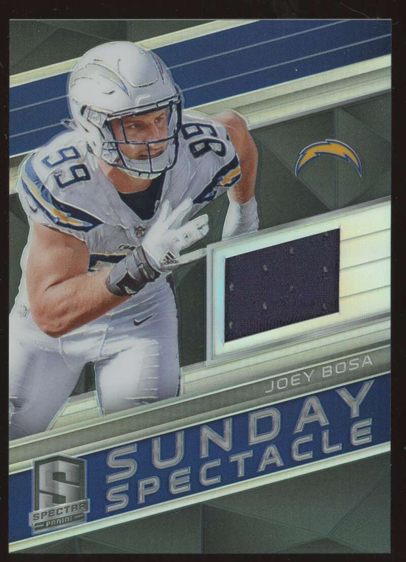 Load image into Gallery viewer, 2018 Panini Spectra Sunday Spectacle Joey Bosa #46 Patch Relic Chargers /199  Image 1
