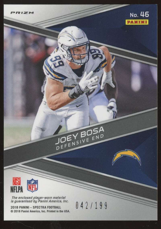 2018 Panini Spectra Sunday Spectacle Joey Bosa 