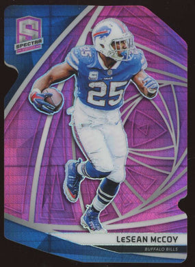 2019 Panini Spectra Neon Pink Die Cut LeSean McCoy 