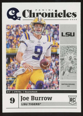 2020 Panini Chronicles Draft Blue Joe Burrow 