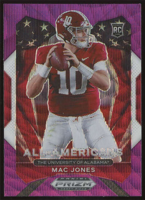 2021 Panini Prizm Draft Purple Wave Prizm Mac Jones 