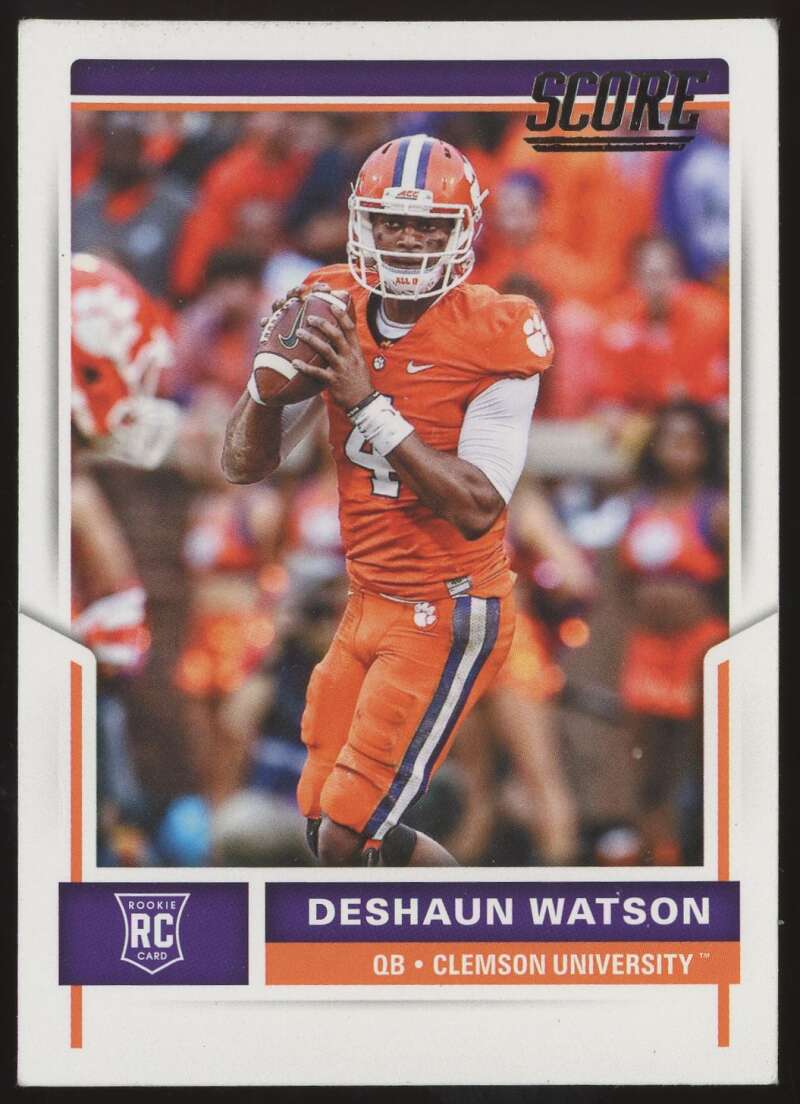 Load image into Gallery viewer, 2017 Panini Score Deshaun Watson #361 Rookie RC Clemson Tigers Image 1
