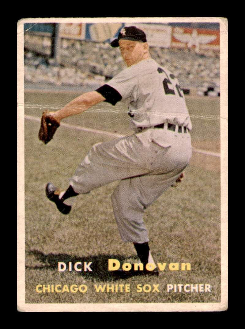 Load image into Gallery viewer, 1957 Topps Dick Donovan #181 Crease Chicago White Sox Image 1
