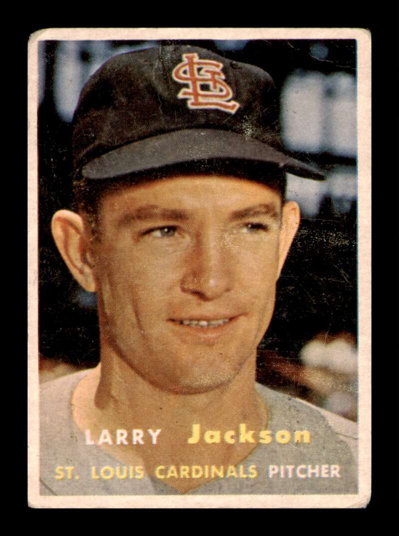 Load image into Gallery viewer, 1957 Topps Larry Jackson #196 Crease St. Louis Cardinals Image 1
