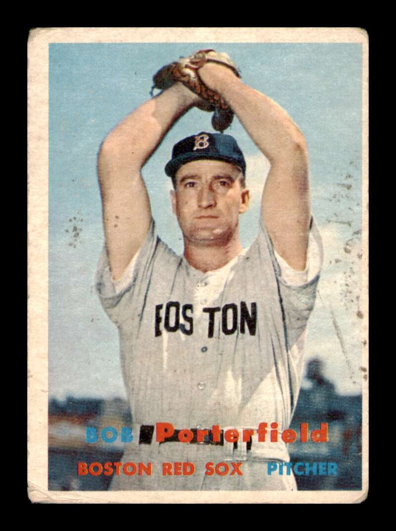Load image into Gallery viewer, 1957 Topps Bob Porterfield #118 Crease Boston Red Sox Image 1
