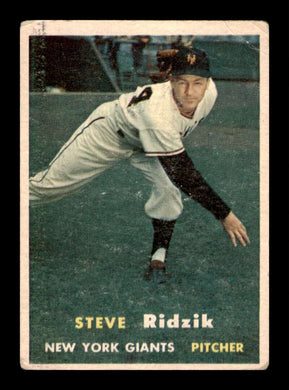 1957 Topps Steve Ridzik 