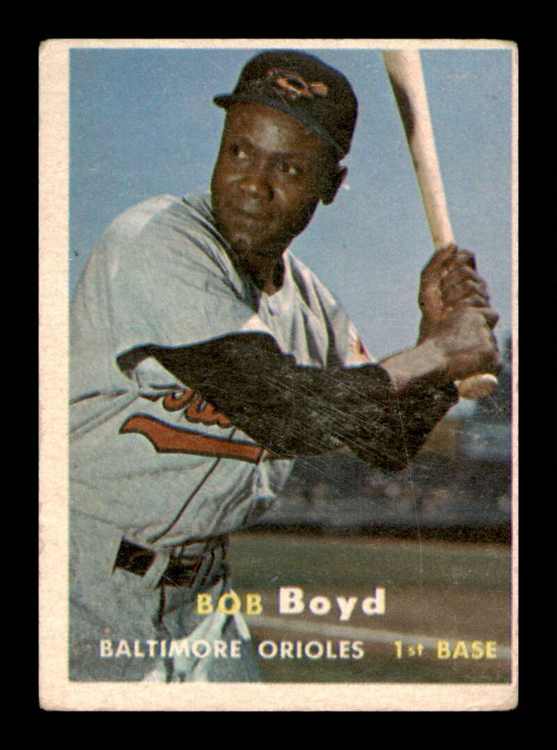 Load image into Gallery viewer, 1957 Topps Bob Boyd #26 Crease Baltimore Orioles Image 1
