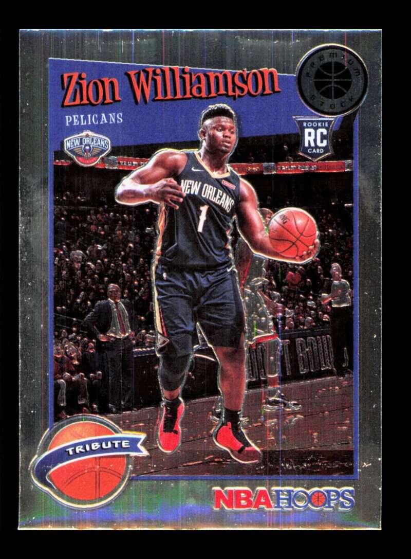 Load image into Gallery viewer, 2019-20 Hoops Premium Stock Zion Williamson #296 New Orleans Pelicans Image 1
