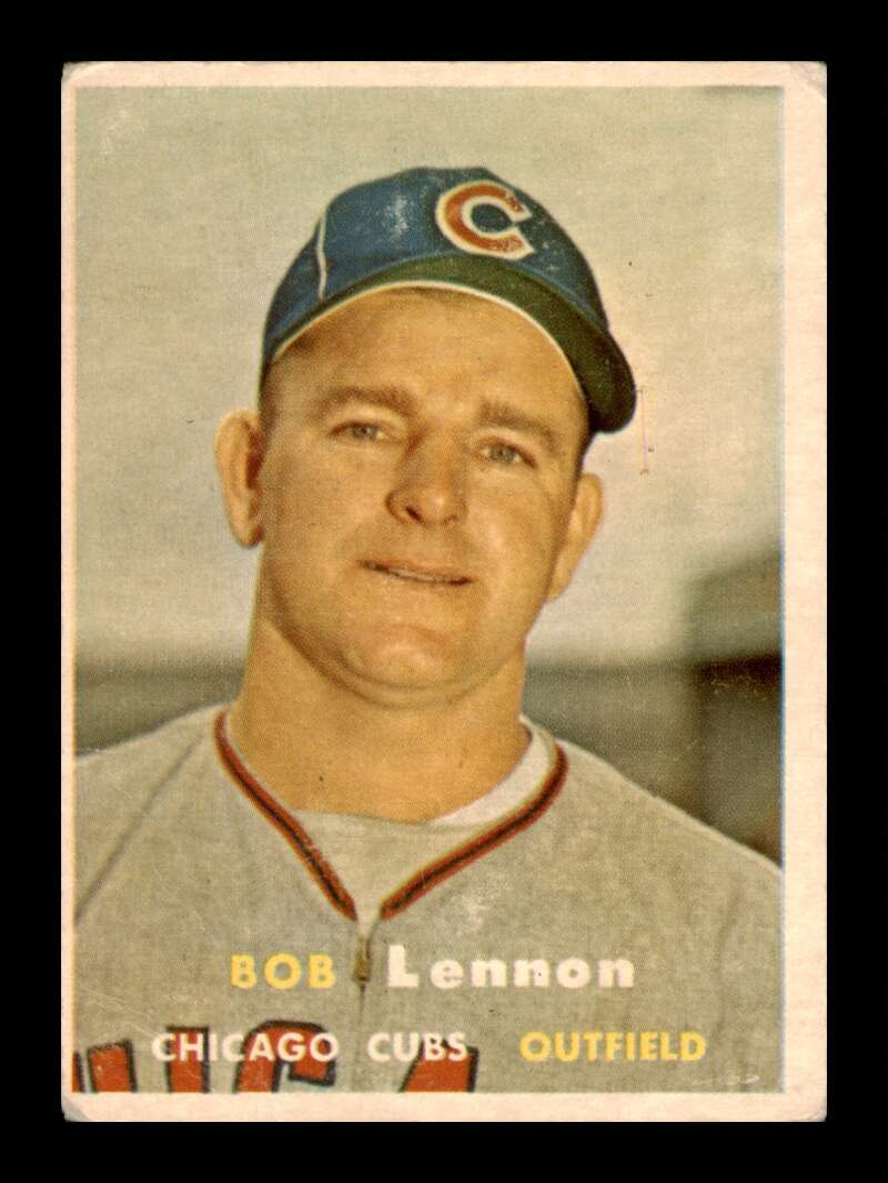 Load image into Gallery viewer, 1957 Topps Bob Lennon #371 Crease Chicago Cubs Image 1
