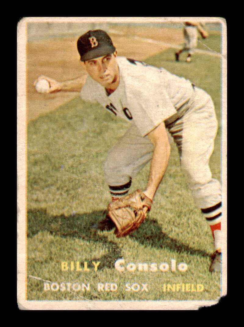 Load image into Gallery viewer, 1957 Topps Billy Consolo #399 Crease Boston Red Sox Image 1
