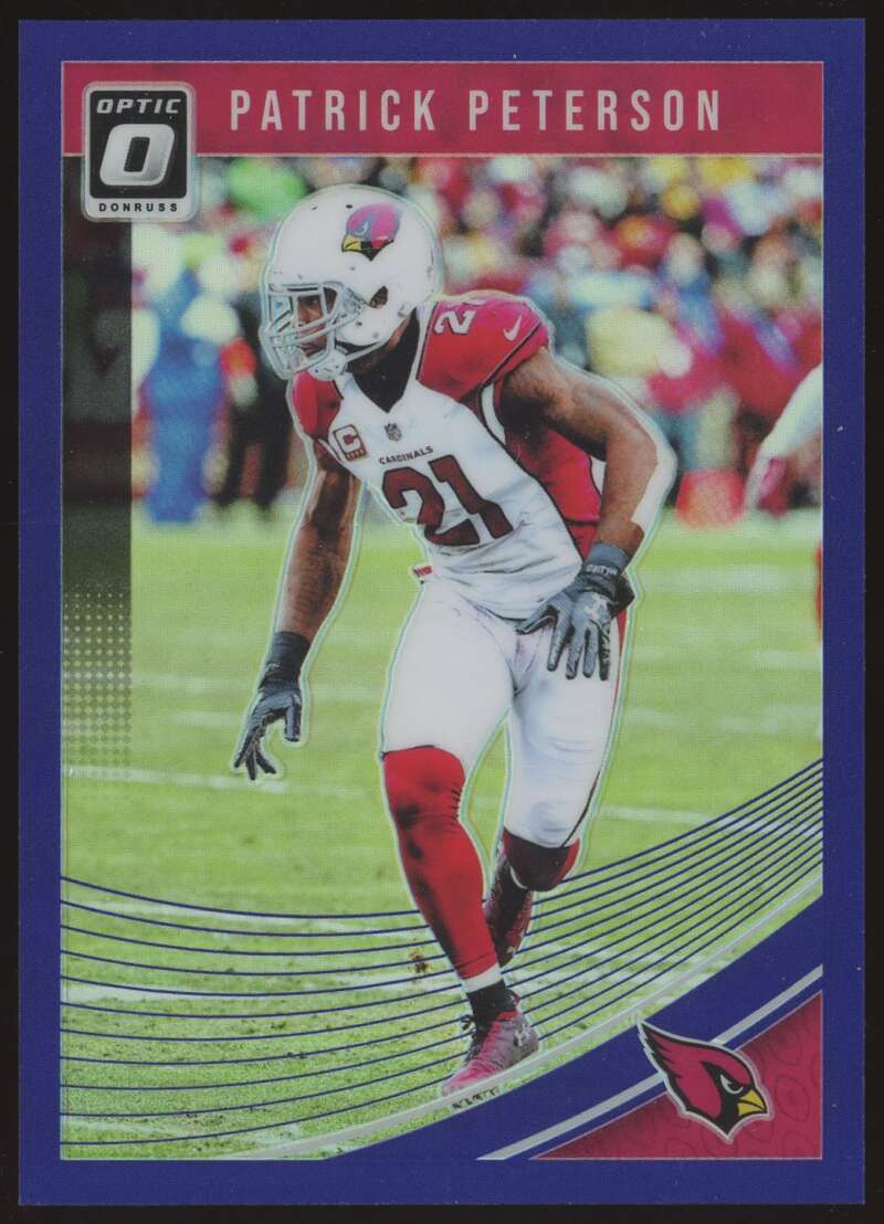 Load image into Gallery viewer, 2018 Donruss Optic Purple Prizm Patrick Peterson #3 SP SSP Arizona Cardinals /50 Image 1
