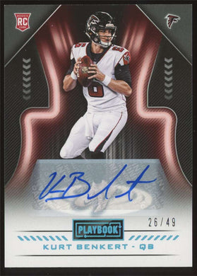 2018 Panini Playbook Platinum Auto Kurt Benkert 