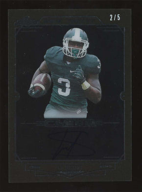 2019 Leaf Trinity Clear Spectrum Silver HoloFoil Auto L.J Scott 