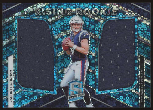 2019 Panini Spectra Rising Rookie Neon Blue Jarrett Stidham