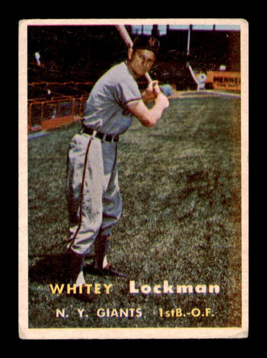 1957 Topps Whitey Lockman