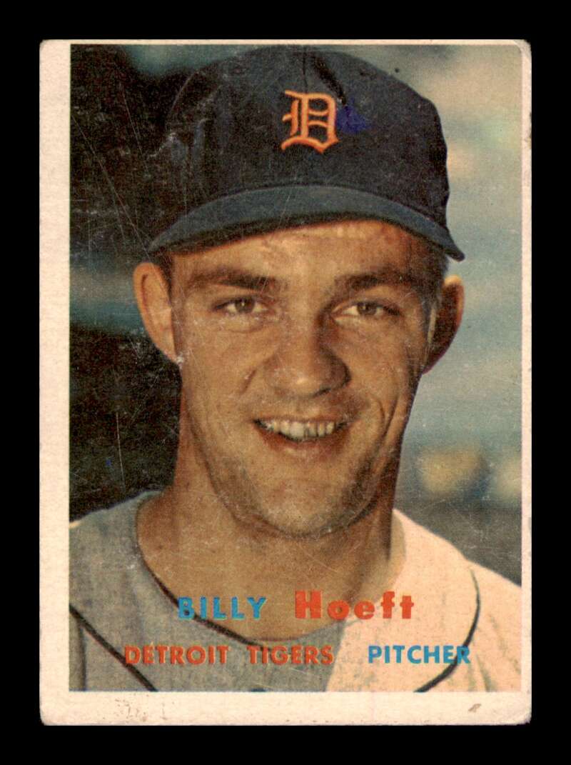 Load image into Gallery viewer, 1957 Topps Billy Hoeft #60 Surface Scratches Detroit Tigers Image 1
