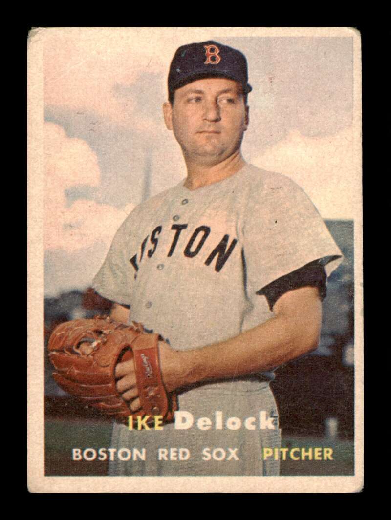 Load image into Gallery viewer, 1957 Topps Ike Delock #63 Crease Boston Red Sox Image 1
