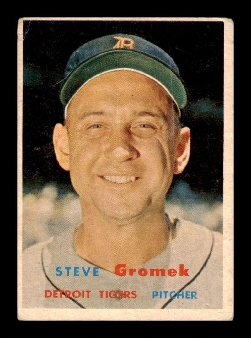 Load image into Gallery viewer, 1957 Topps Steve Gromek #258 Crease Detroit Tigers Image 1
