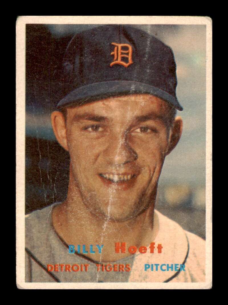 Load image into Gallery viewer, 1957 Topps Billy Hoeft #60 Crease Detroit Tigers Image 1
