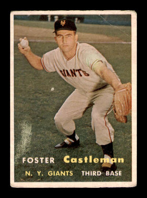 1957 Topps Foster Castleman 