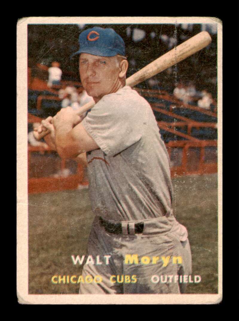 Load image into Gallery viewer, 1957 Topps Walt Moryn #16 Crease Chicago Cubs Image 1
