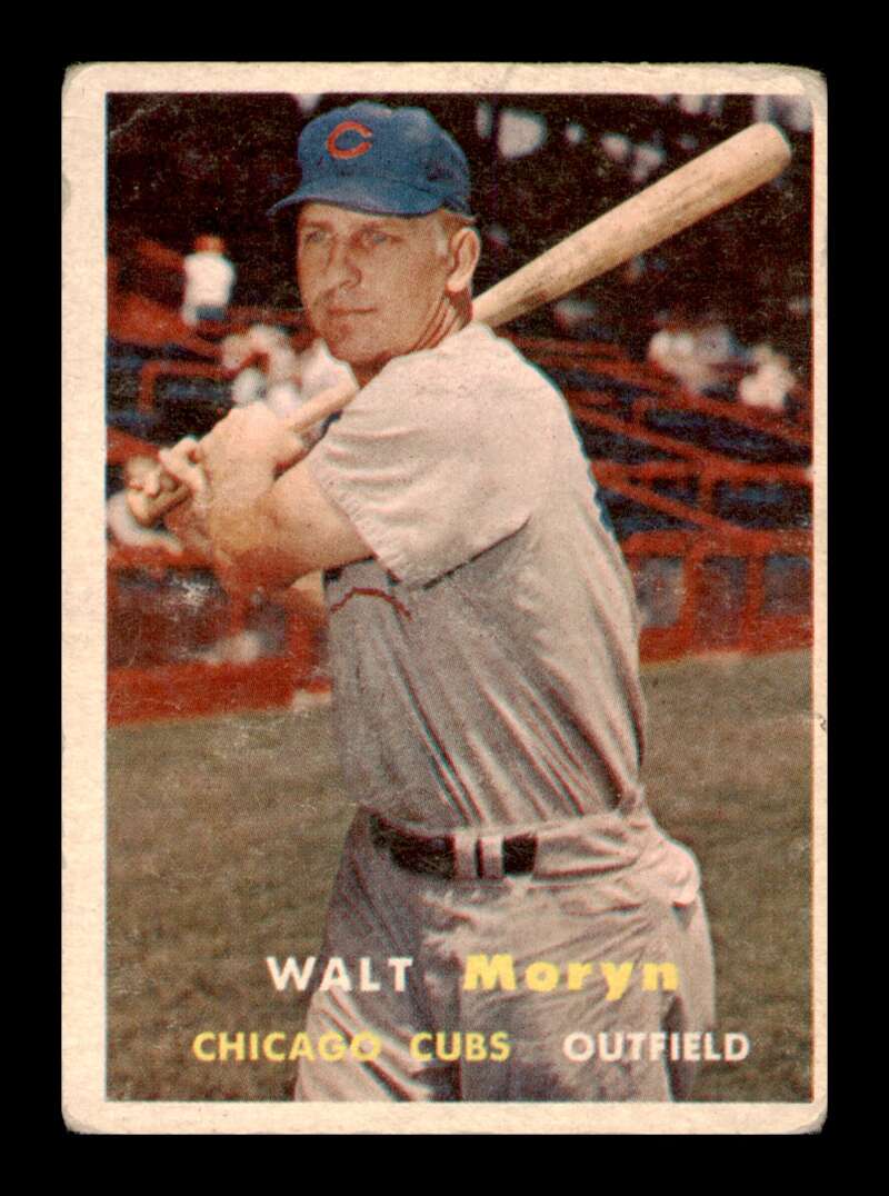 Load image into Gallery viewer, 1957 Topps Walt Moryn #16 Corner Crease Chicago Cubs Image 1
