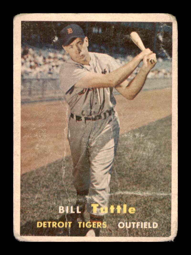 Load image into Gallery viewer, 1957 Topps Bill Tuttle #72 Crease Detroit Tigers Image 1
