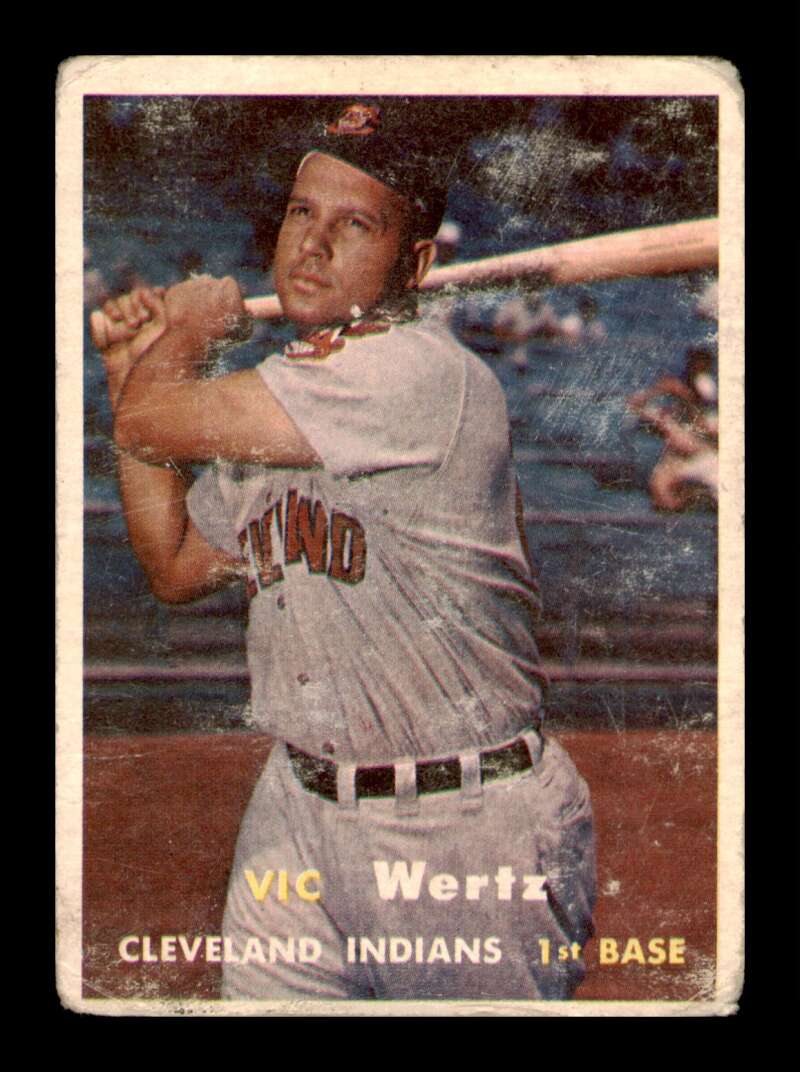 Load image into Gallery viewer, 1957 Topps Vic Wertz #78 Crease Cleveland Indians Image 1
