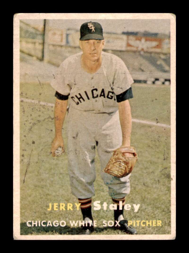 Load image into Gallery viewer, 1957 Topps Jerry Staley #227 Crease Chicago White Sox Image 1
