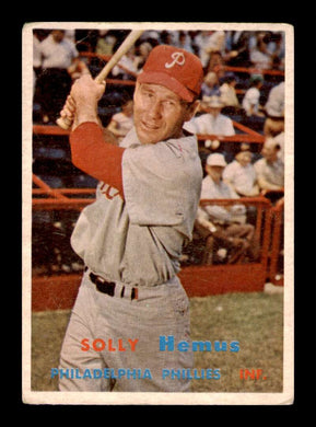 1957 Topps Solly Hemus 