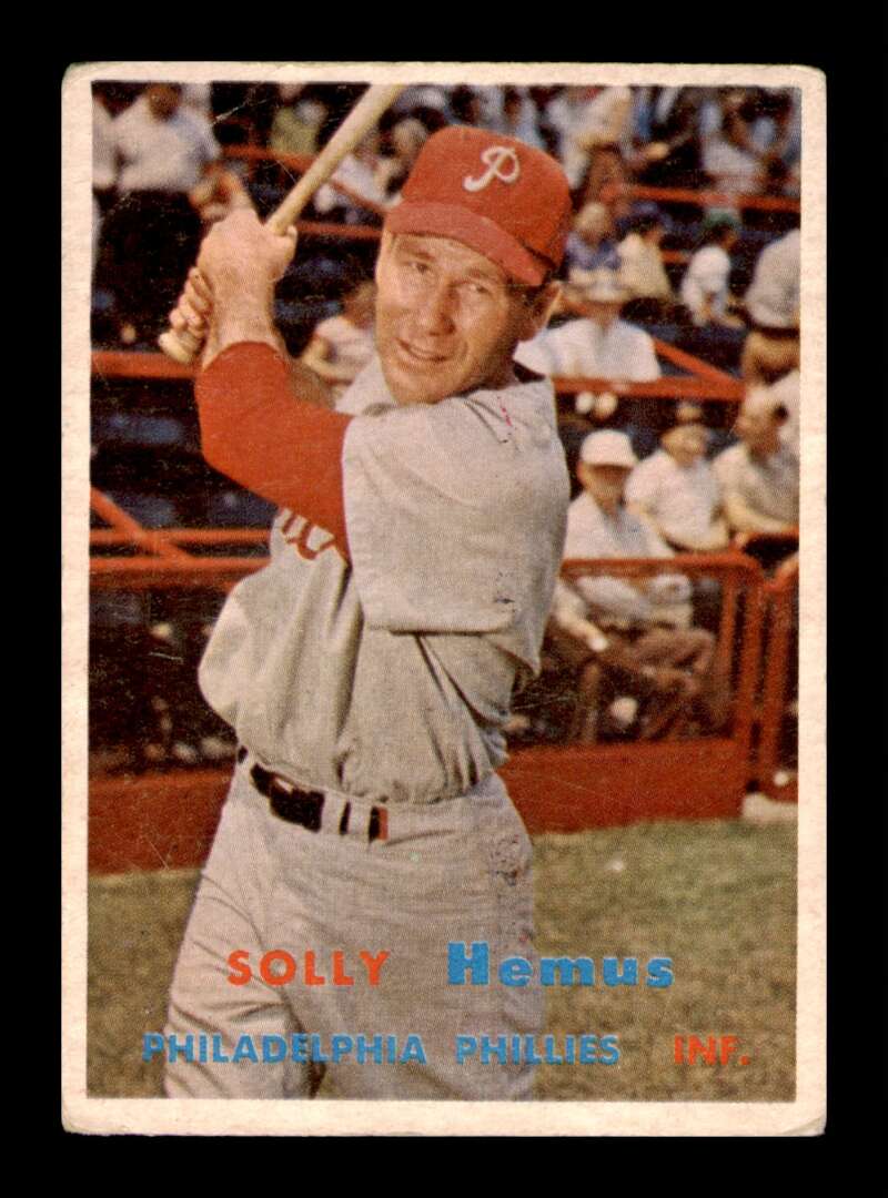 Load image into Gallery viewer, 1957 Topps Solly Hemus #231 Crease Philadelphia Phillies Image 1
