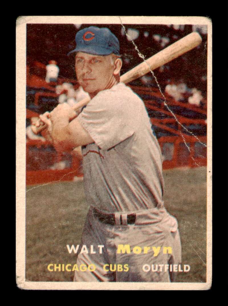 Load image into Gallery viewer, 1957 Topps Walt Moryn #16 Crease Chicago Cubs Image 1
