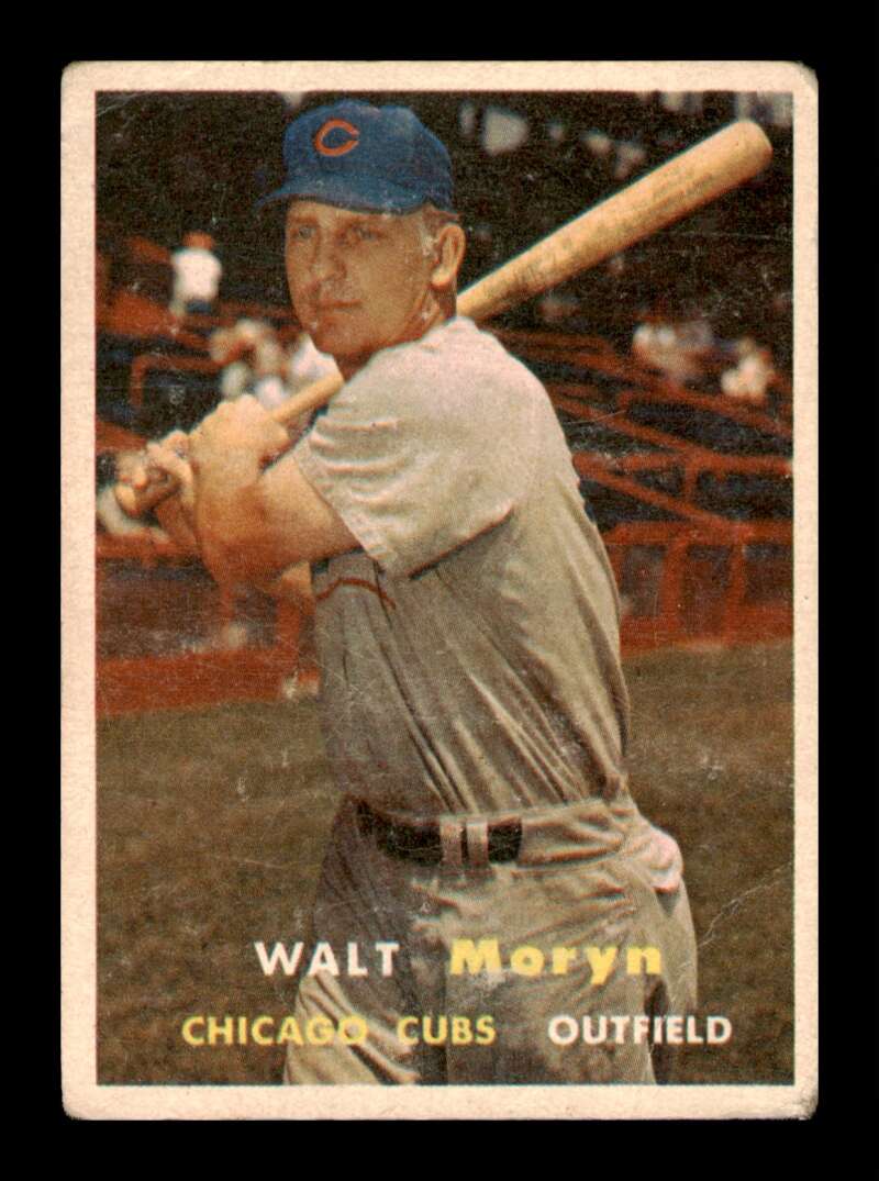 Load image into Gallery viewer, 1957 Topps Walt Moryn #16 Crease Chicago Cubs Image 1
